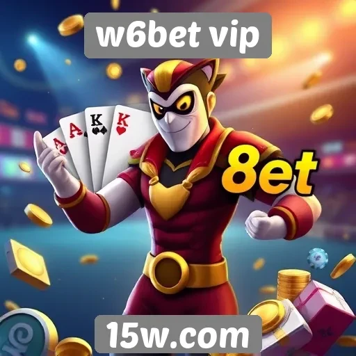 Variedade de jogos disponíveis no w6bet vip